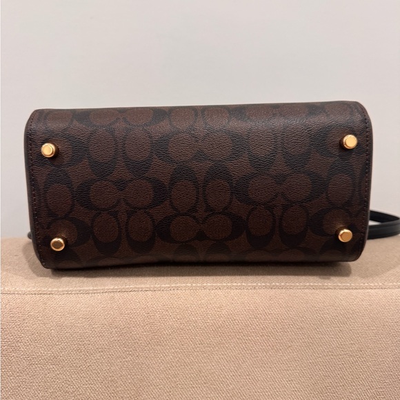 Coach Rowan Satchel Bag In Signature Canvas NWT - Picture 5 of 9